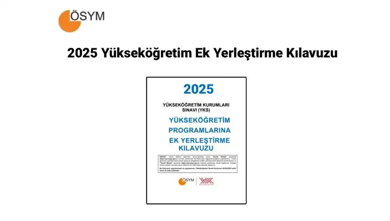 2025 Yükseköğretim Ek Yerleştirme Kılavuzu: Tercih Zamanı ve Ücretler Hakkında Bilgi